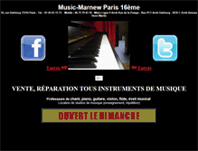 Tablet Screenshot of music-marnew-instruments.com